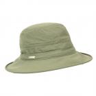 SEEBERGER | Cappello da pioggia da donna a campana verde oliva.