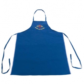 grembiule blu con motivo Lustig und durstig