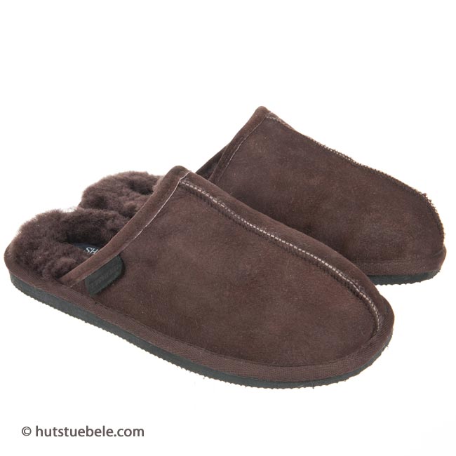Pantofole foderate in pelliccia di pile - Marrone - UOMO | H&M IT