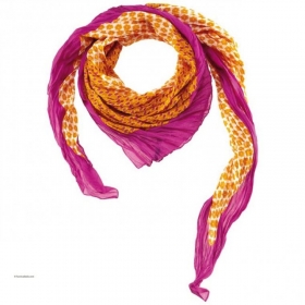 Foulard policromatico e asimmetrico firmato Passigatti