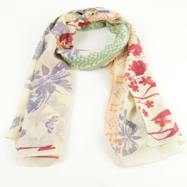 Rotfuchs Sciarpa in cotone, da donna, estiva, da uomo, a