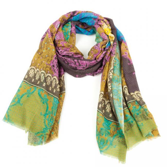 Gloop Sciarpa leggera da donna, con gradiente, disponibile | FindTheDeal