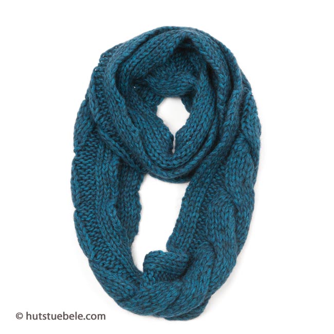 GLAMEXX24 Sciarpa Tubolare Donna A Tubo, Con Motivo A Stella, Morbida E Lunga, 180 Cm, Adatta Per Inverno Autunno Primavera - 4